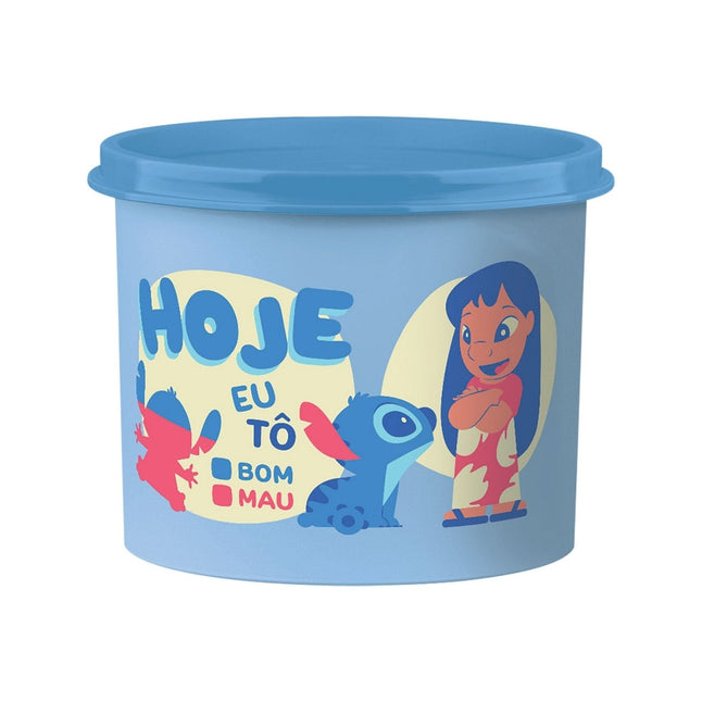 Tupper Redondinha Stitch 500ml Ohana