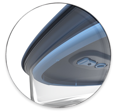 Tampa hermética com vedação perfeita