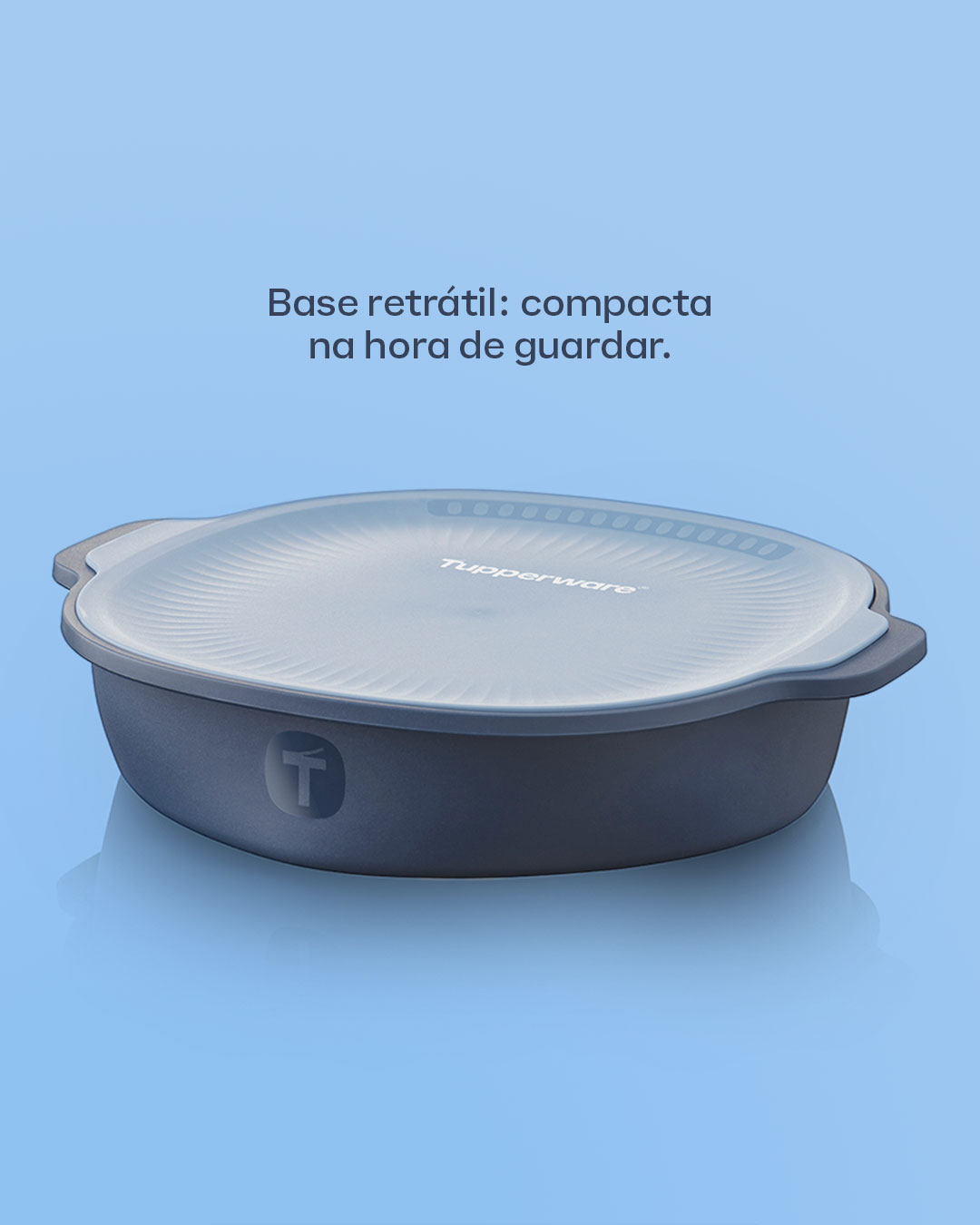 Pipoqueira de Silicone para Micro-Ondas Wow Pop Azul
