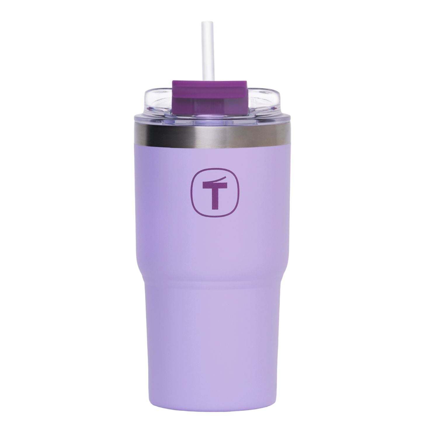 Copo Térmico Big T Com Canudo 630ml Lilás