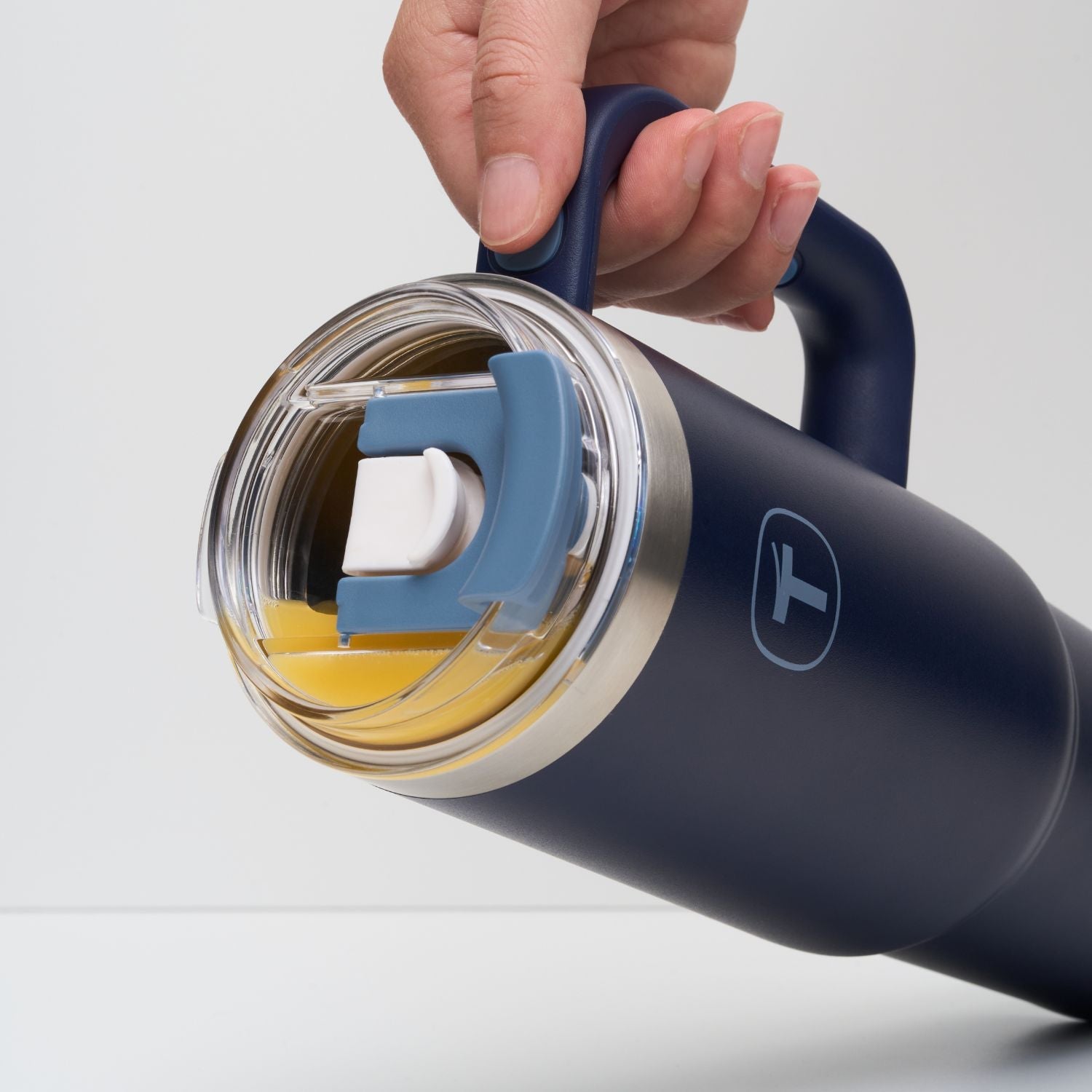 Copo Térmico Big T Com Canudo 1,1L Mar Profundo