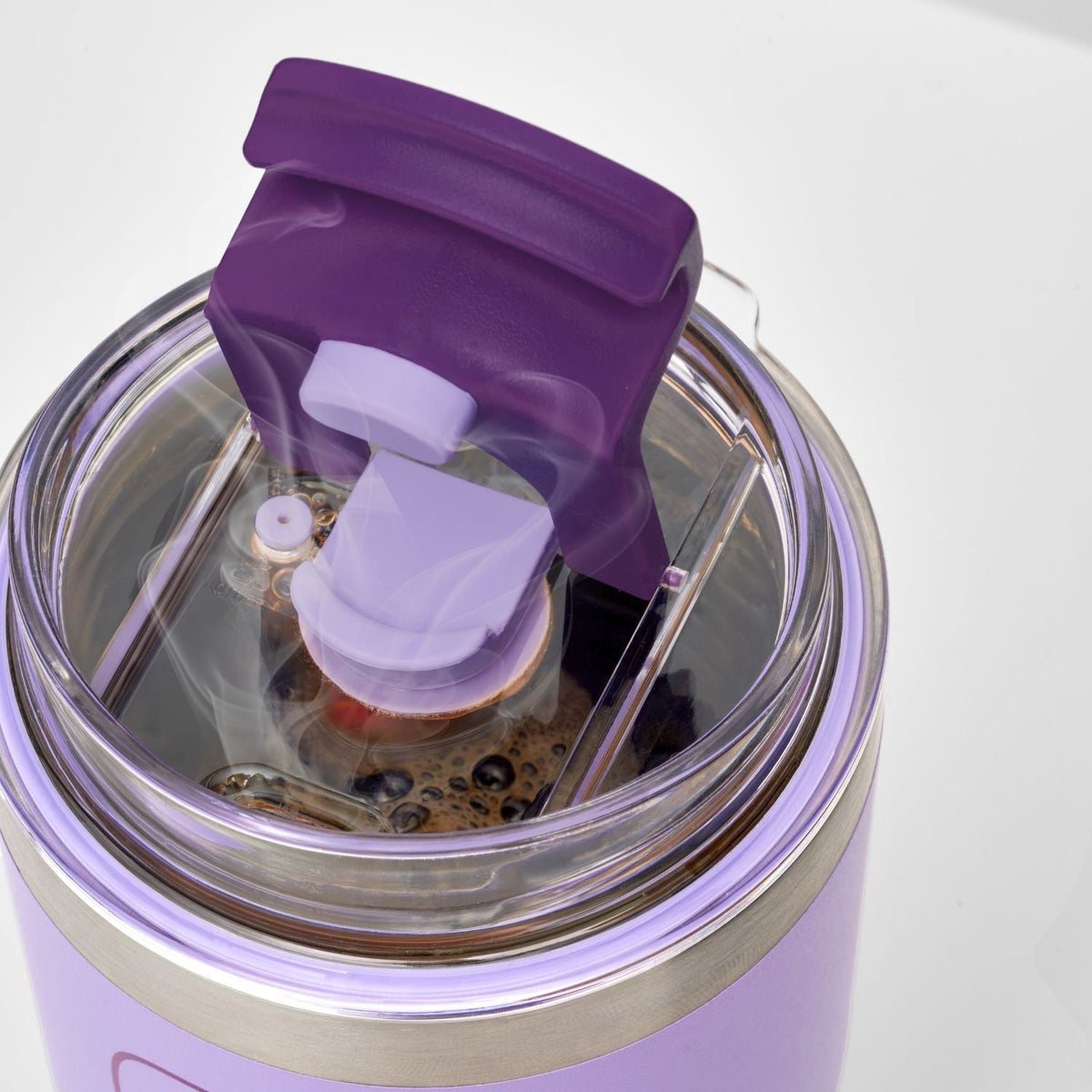 Copo Térmico Big T Com Canudo 630ml Lilás