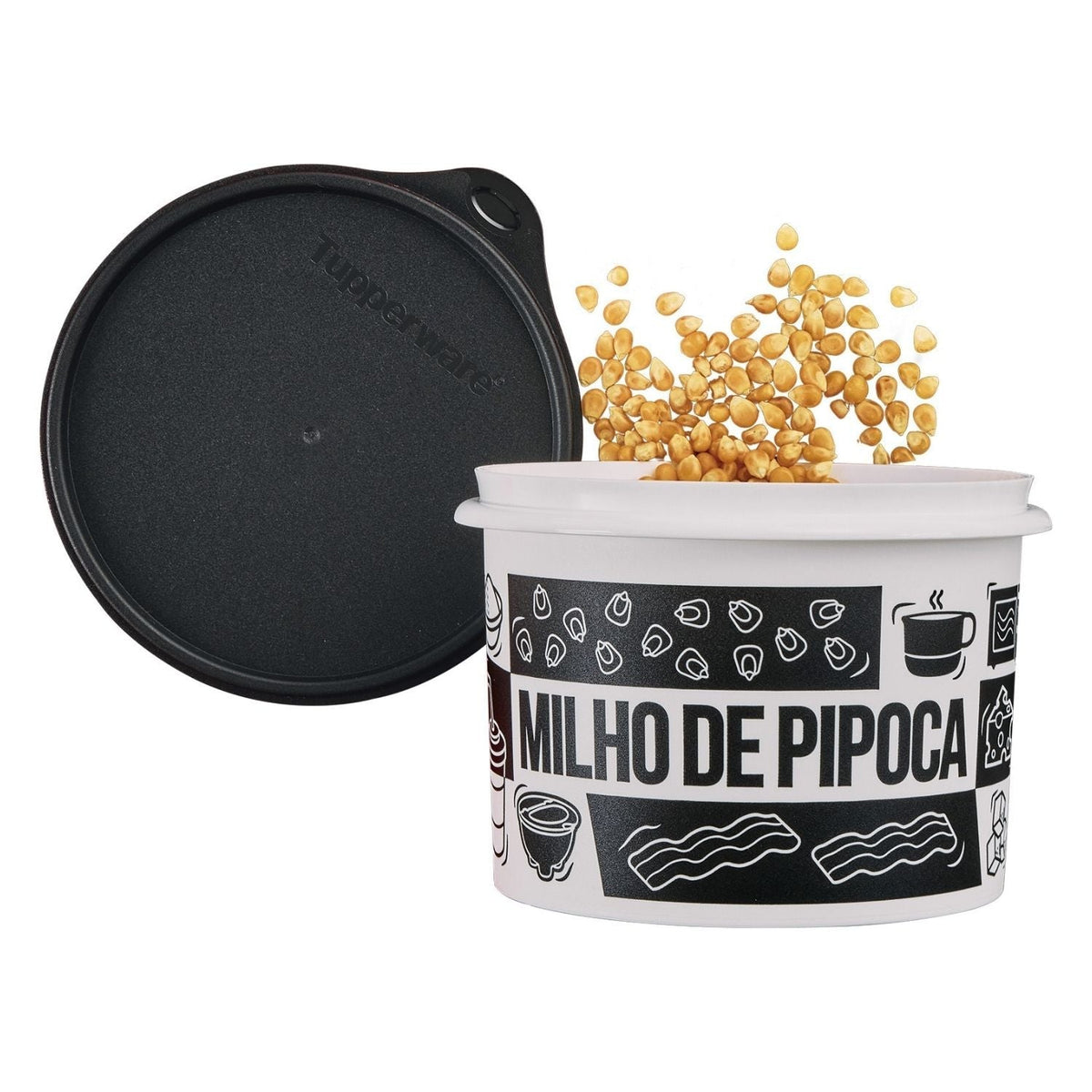 Tupper Caixa Milho Para Pipoca 1Kg Pop Box