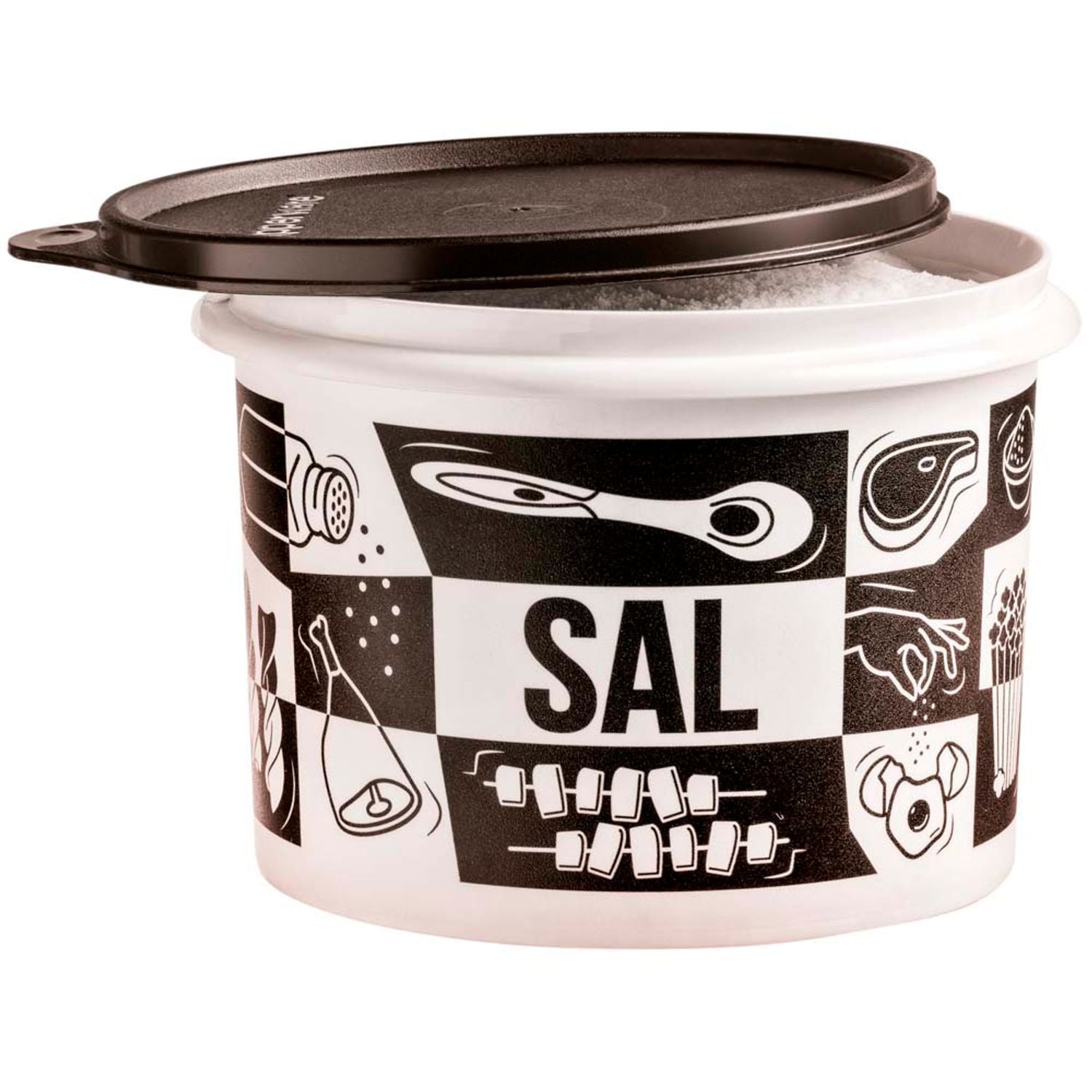 Tupper Caixa Sal 1,3kg Pop Box