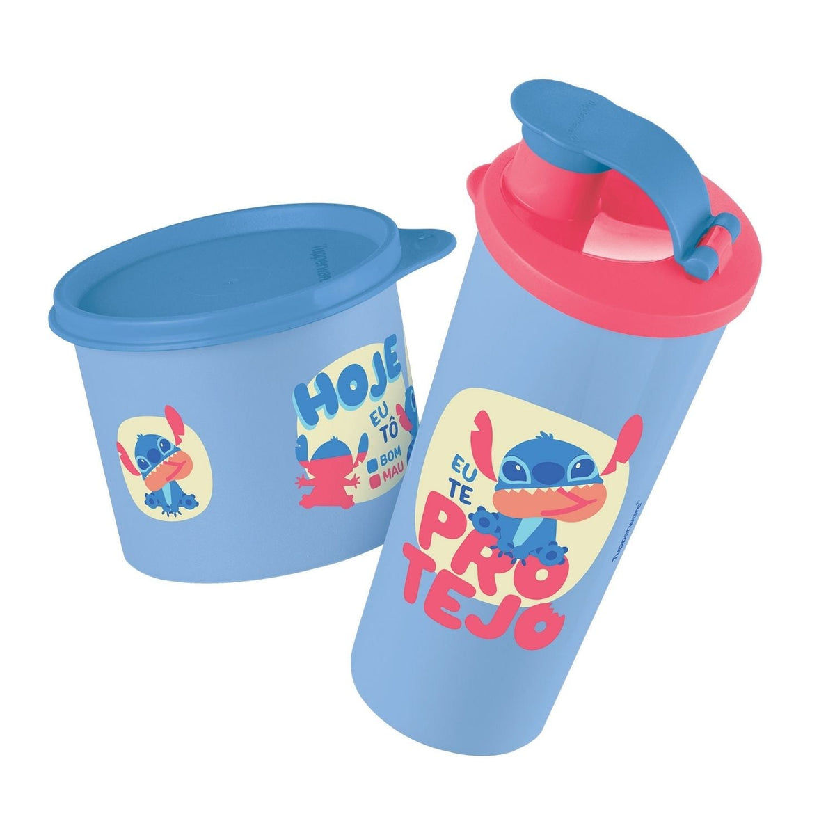 Tupper Redondinha Stitch 500ml Ohana