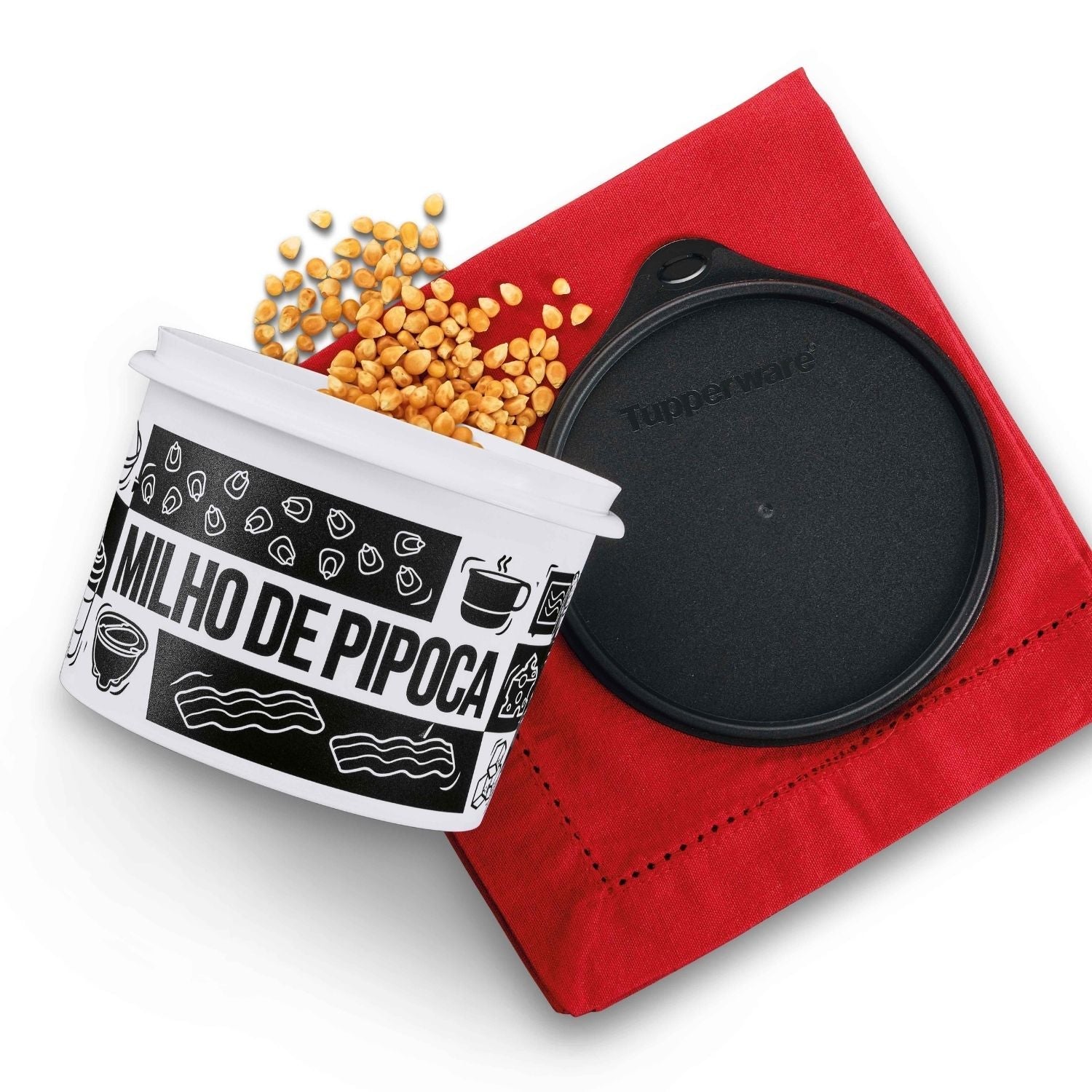 Tupper Caixa Milho Para Pipoca 1Kg Pop Box