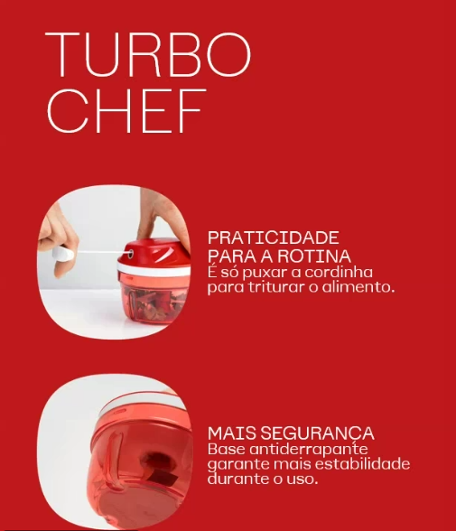 Turbo Chef Supersonic 300ml Vermelho