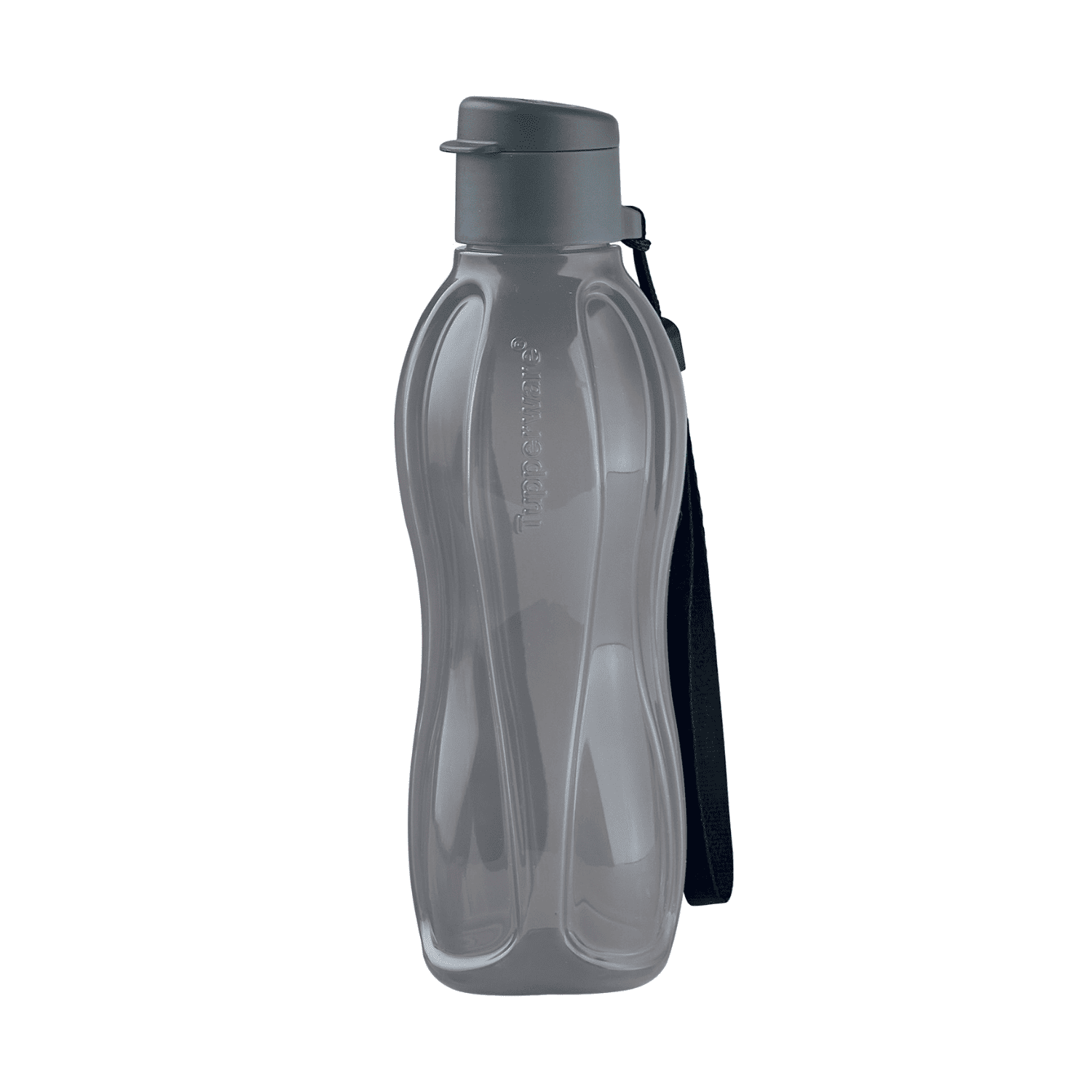 Garrafa Eco Tupper Redonda Plus 500ml Cinza