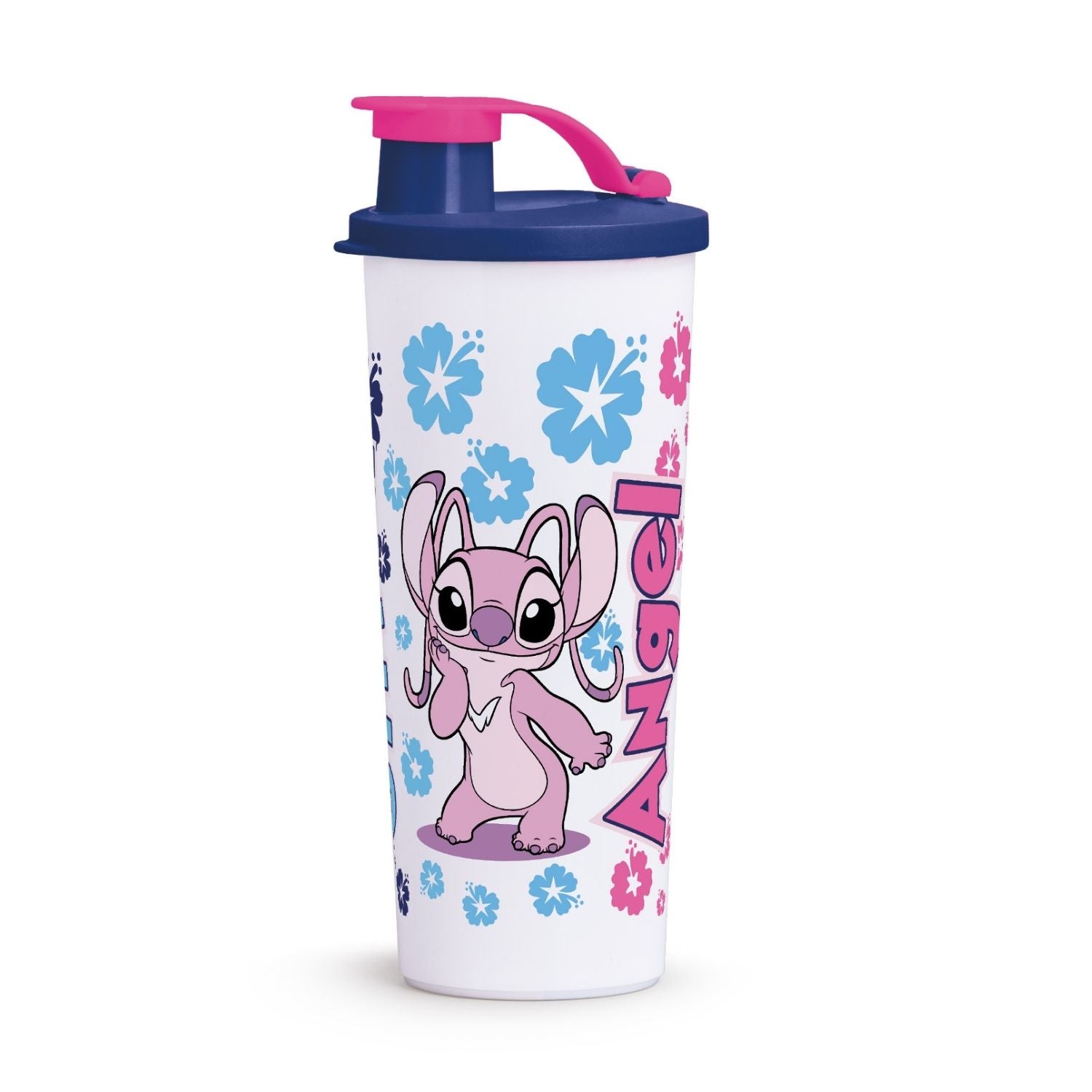 Copo Com Bico 470ml Stitch & Angel