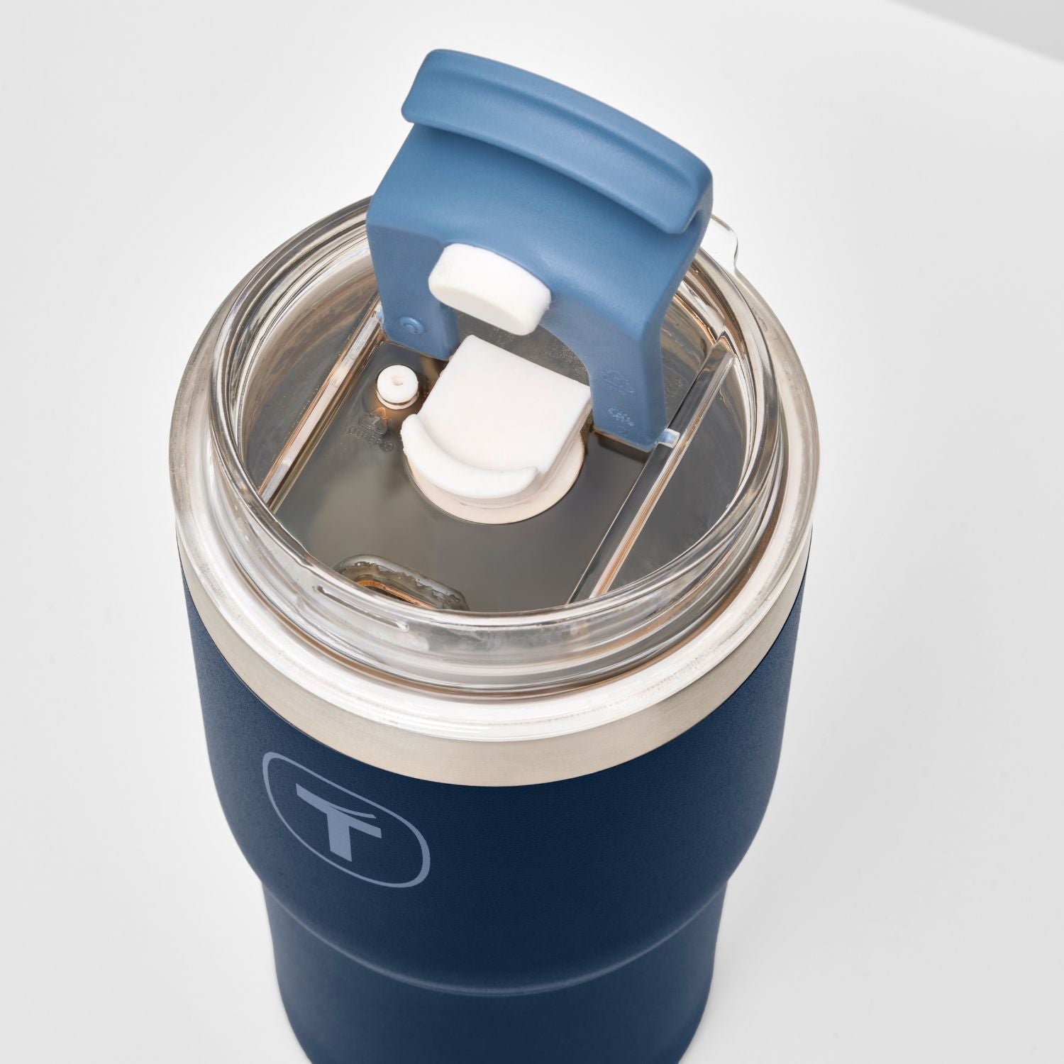 Copo Térmico Big T Com Canudo 630ml Mar Profundo