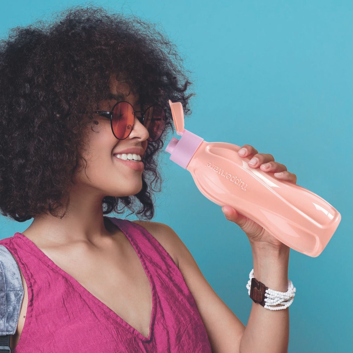 Garrafa Eco Tupper® Tupperware 750ml Rosa Chá